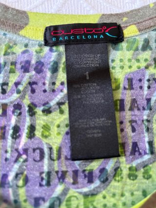 Camiseta Custo Talla S Nueva