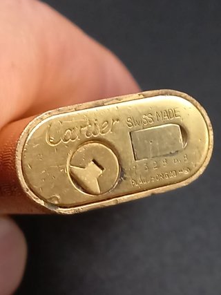 Accendino Cartier Dorato