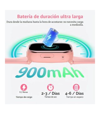 Reloj 4G para niñ@s rosa