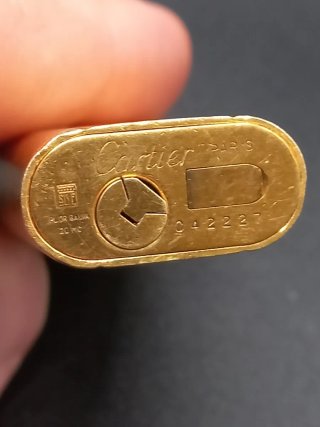 Accendino Cartier Dorato
