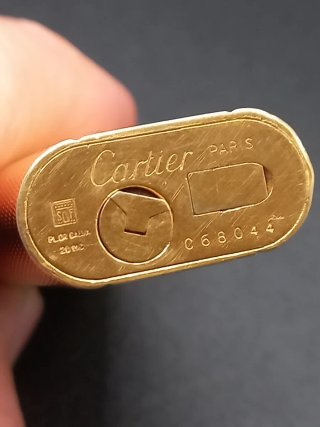 Accendino Cartier Dorato