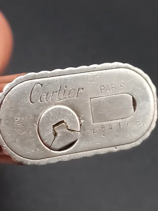 Accendino Cartier in Argento
