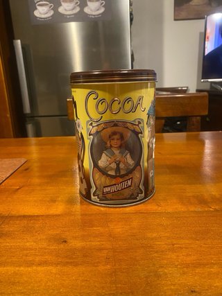 Scatola Cacao Van Houten Vintage