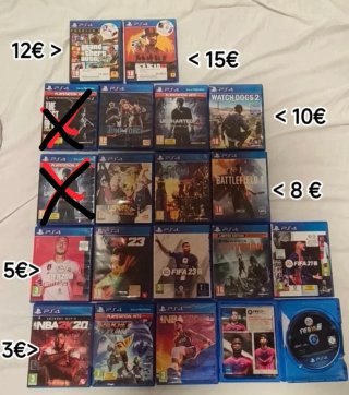 Lote Juegos PS4