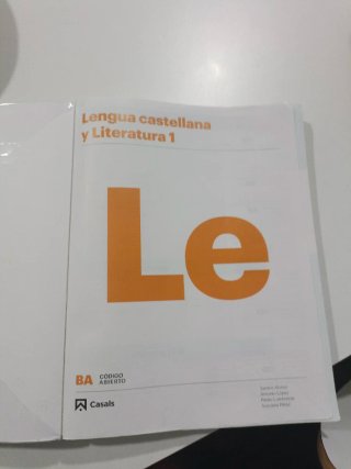 Lengua castellana y literatura 1, Le Bachillerato