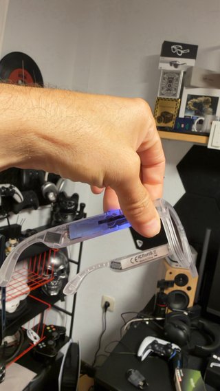 Gafas IA transparentes