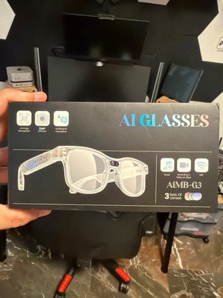 Gafas IA transparentes