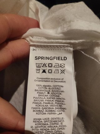 Blusa Springfield Blanca