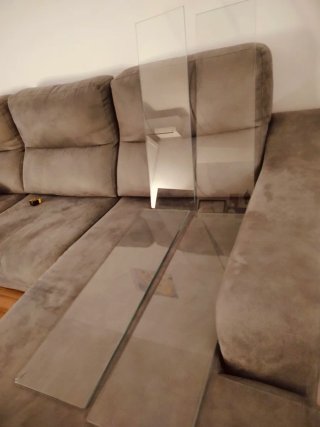 Baldas de vidrio templado (4 unidades)