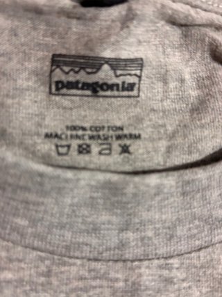 Camiseta Patagonia Gris Talla XL