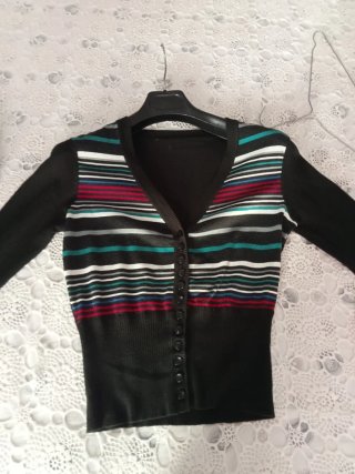 Cardigan estivo fibra naturale