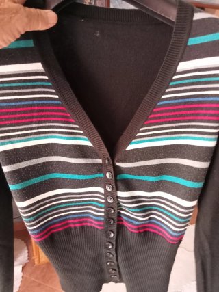 Cardigan estivo fibra naturale