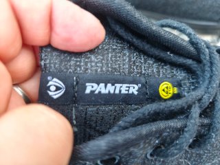 Zapatos de trabajo Panter Negro/Gris