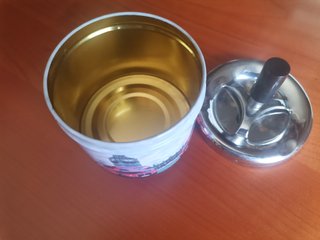 Posacenere Metallo Londra con Tappo
