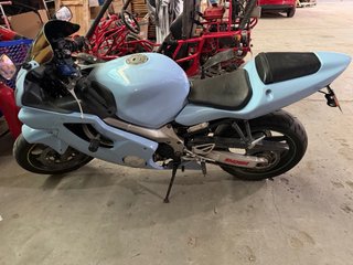 Honda CBR 600 Sportbike Azul