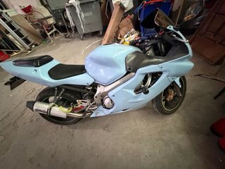 Honda CBR 600 Sportbike Azul