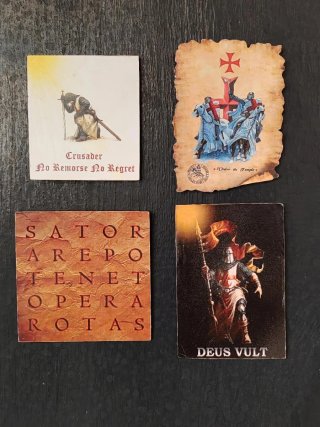 Set Magneti Templari Sator Arepo Deus Vult