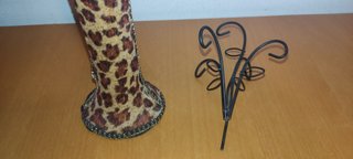 Maniquí Joyero Leopardo Forja 53cm