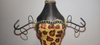 Maniquí Joyero Leopardo Forja 53cm
