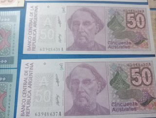 Banconote mondiali lotto 7