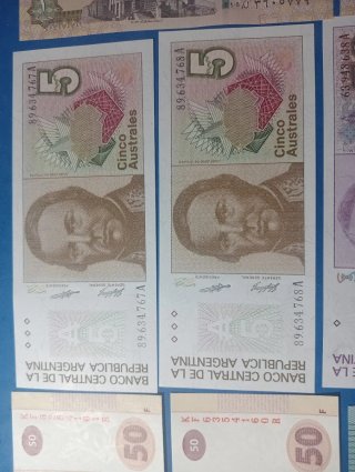 Banconote mondiali lotto 7