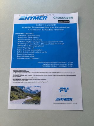 HYMER 414 2017