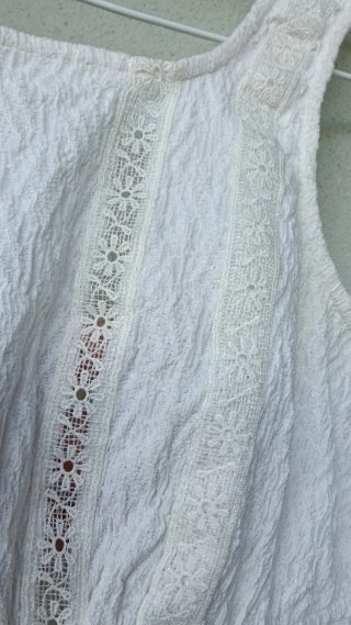 Top niña blanco puntilla