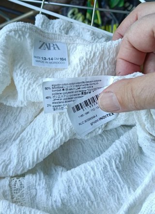 Top niña blanco puntilla