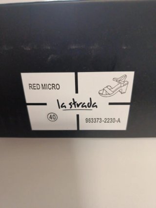 Zapatos de tacón rojo/rosa para mujer