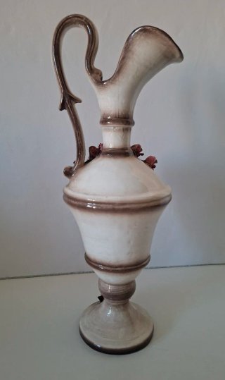 JARRA VINTAGE PORCELANA CAPODIMONTE