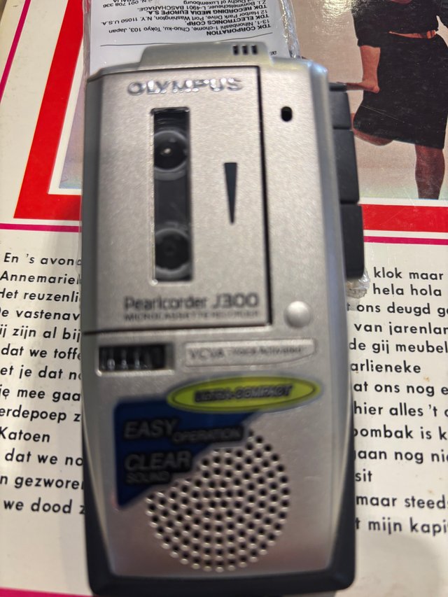 Olympus Pearlcorder J300 dictáfono microcasete