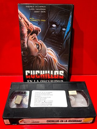 VHS Cuchillos en la Oscuridad (1983) - Lamberto Ba