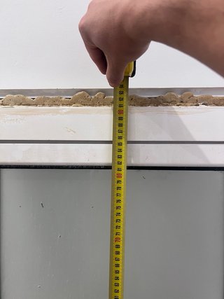 Ventana de aluminio blanca