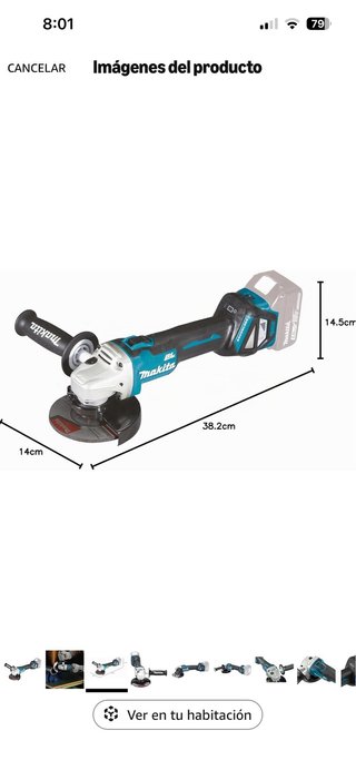 Amoladora Makita dga511z