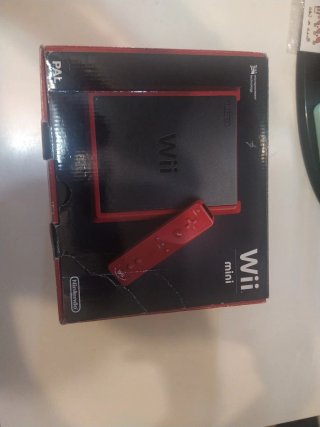 Nintendo Wii Mini Rosso/Nero