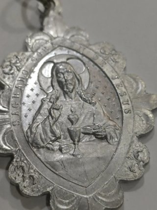 Medalla antigua Virgen del Perpetuo Socorro