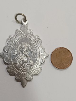 Medalla antigua Virgen del Perpetuo Socorro