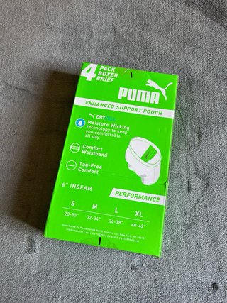 Pack 4 Boxer Briefs Puma Talla M