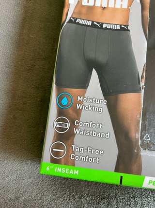 Pack 4 Boxer Briefs Puma Talla M