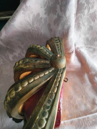 Antigua Corona Dosel Virgen S. XVIII