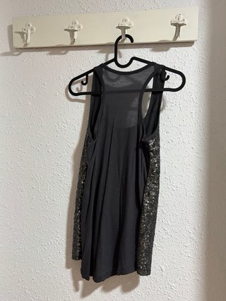 Top Lentejuelas Vintage Talla M