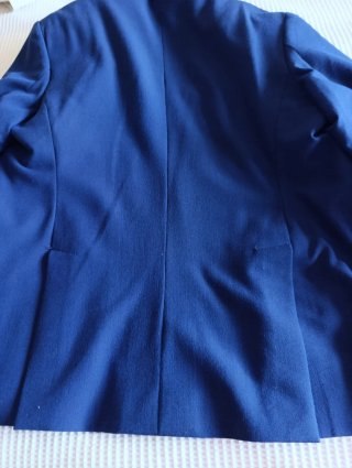 Chaqueta traje Zara azul chico