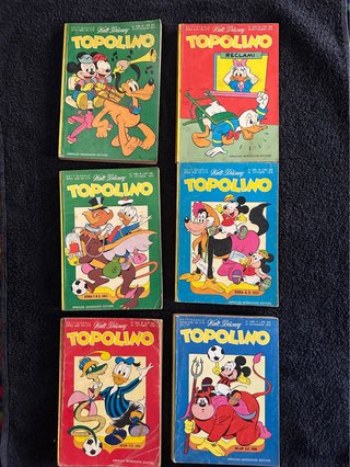 Lotto 12 Fumetti Topolino Vintage (Anno 1976