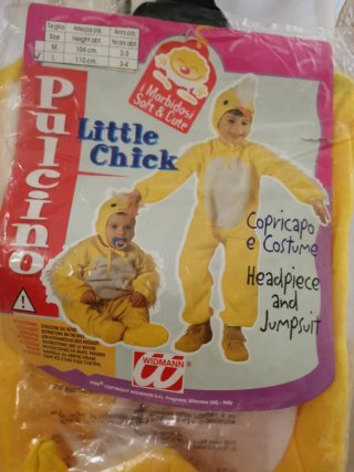 Costume Pulcino 3/4 anni