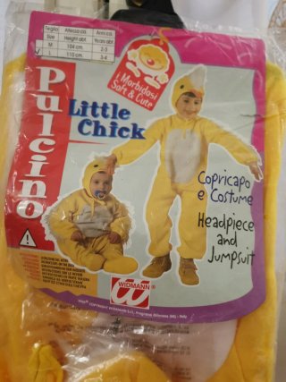 Costume Pulcino 3/4 anni