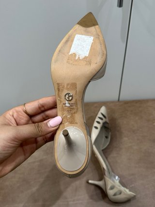 Scarpe Giorgio Armani donna beige tg 37