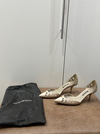 Scarpe Giorgio Armani donna beige tg 37