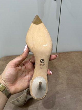 Scarpe Giorgio Armani donna beige tg 37