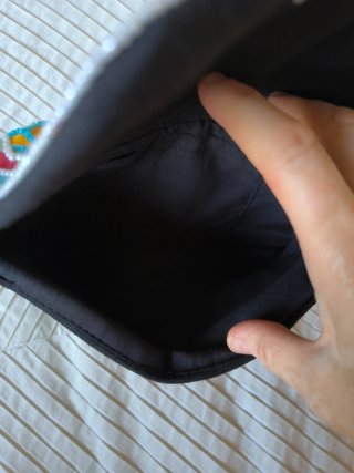 Bolso de mano con abalorios