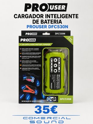 Cargador Batería Inteligente ProUser DFC530N